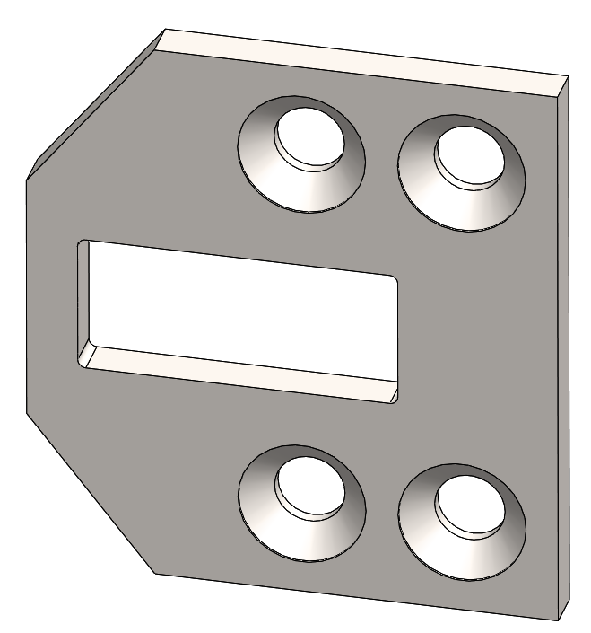 COUPLING NIB GUIDE PLATE SCM42-01-00-04-R1